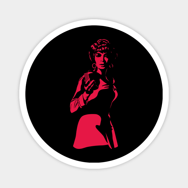 Star Trek - Uhura in the Dark Magnet by Solo77